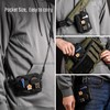 TACTICAL GEEK Storage A3 EDC Pouch Molle Bag Pocket Organiser