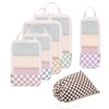 Narwey 6 Set Compression Packing Cubes for Backpack and Suitcases,