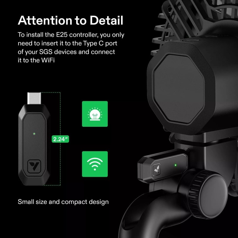 VIVOSUN GrowHub Controller E25, Supports Smart Grow System Devices