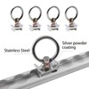 Saihisday 12Pcs Single Stud Fitting for L Track 4000lb Capacity