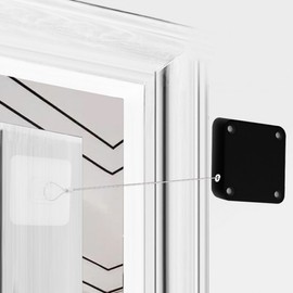 Automatic Door Closer for Entrance Doors with Wire Door Check and Lock Door Closer White 2ea