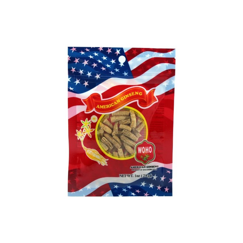 Woohoo Natural WOHO American Ginseng #122.1 Prong Medium 1oz. Bag