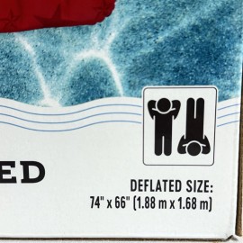 HEB Pool Float Raft 2 Person 74x66” Outdoor Toys Swimming Summer Limited Edition