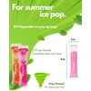 ANSMIO 150 Disposable Popsicle Mold Bags with Zip Seals, 8x2"