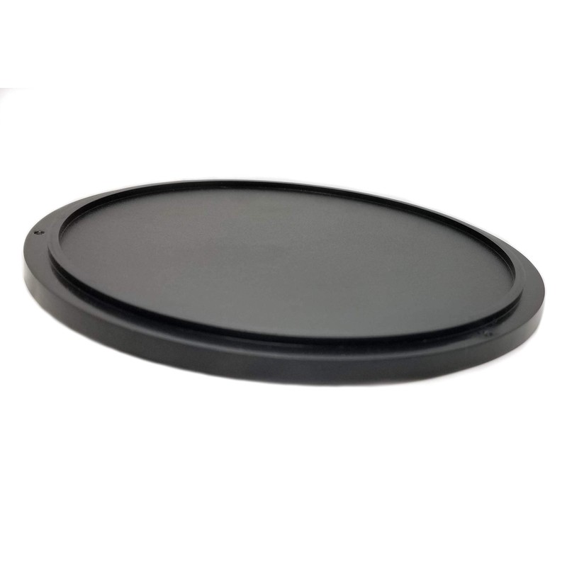 Motorcycle Kickstand Pad. Universal Fit. (Large) (Black)