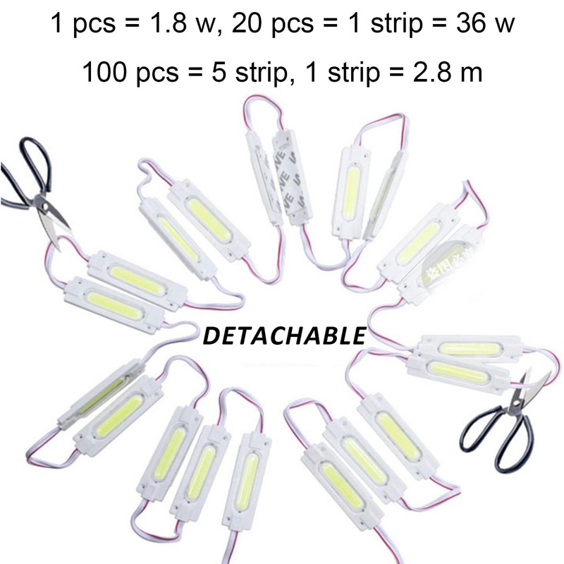 100pcs 12V Replacement Lights for Inflatables Waterproof LED Module Lights