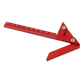 Center Gauge Portable Center Finder Clear Scale for Woodworking