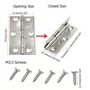 8 Pcs 2.64 Inch Door Butt Hinges, Stainless Steel Folding