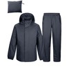 Outdoor Ventures Men's Packable Rain Suit Heavyweight Rainwear Waterproof Jacket