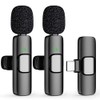 TIMEJONS USB C Mini Lavalier Microphone for iPhone 15 16