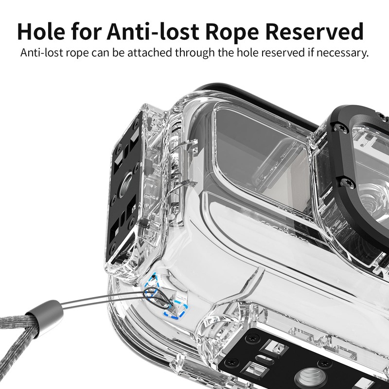 Buziba Waterproof Case Underwater Dive Case Protective Shell for Insta360