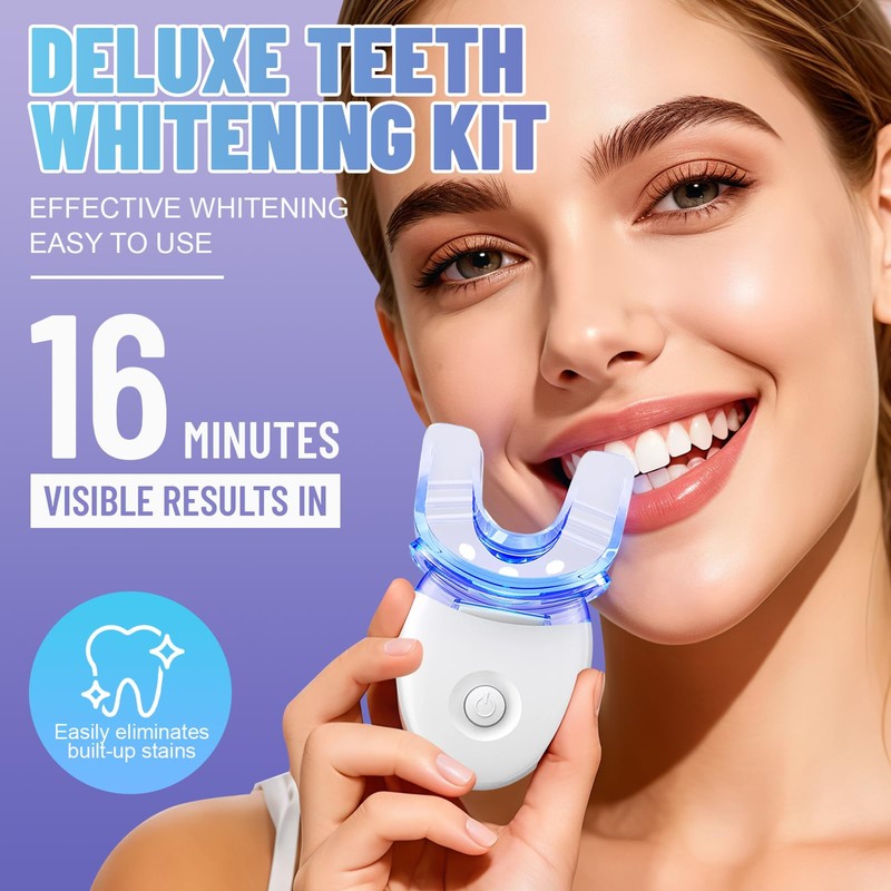 Teeth Whitening Kit, Quickly Whiten Teeth, Effectively Clean Teeth, Daily
