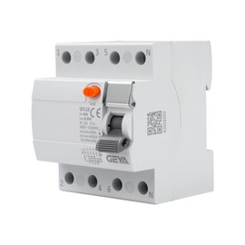 FI Circuit Breaker 40a 30ma 4-Pin Residual Current Circuit Breaker RCCB Circuit Breaker AC 400V FI LS Switch 4P 40A Circuit Breaker GYL10-4P-40A-0.03A