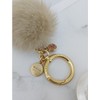 Lala 마이아 밍크털 키링참장식-베이지(MAIAKR010) Maia Mink Fur Keyring Charm -