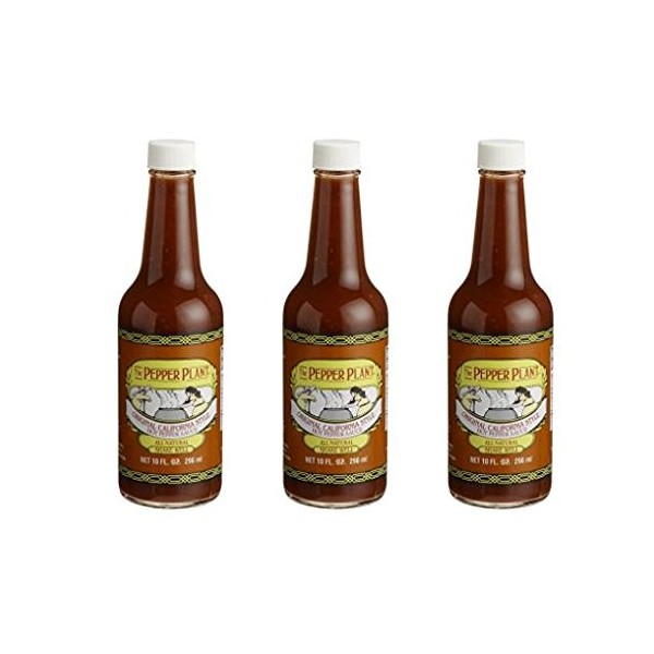 Pepper Plant Original Hot Pepper Sauce, 10 oz (Pack of 3)