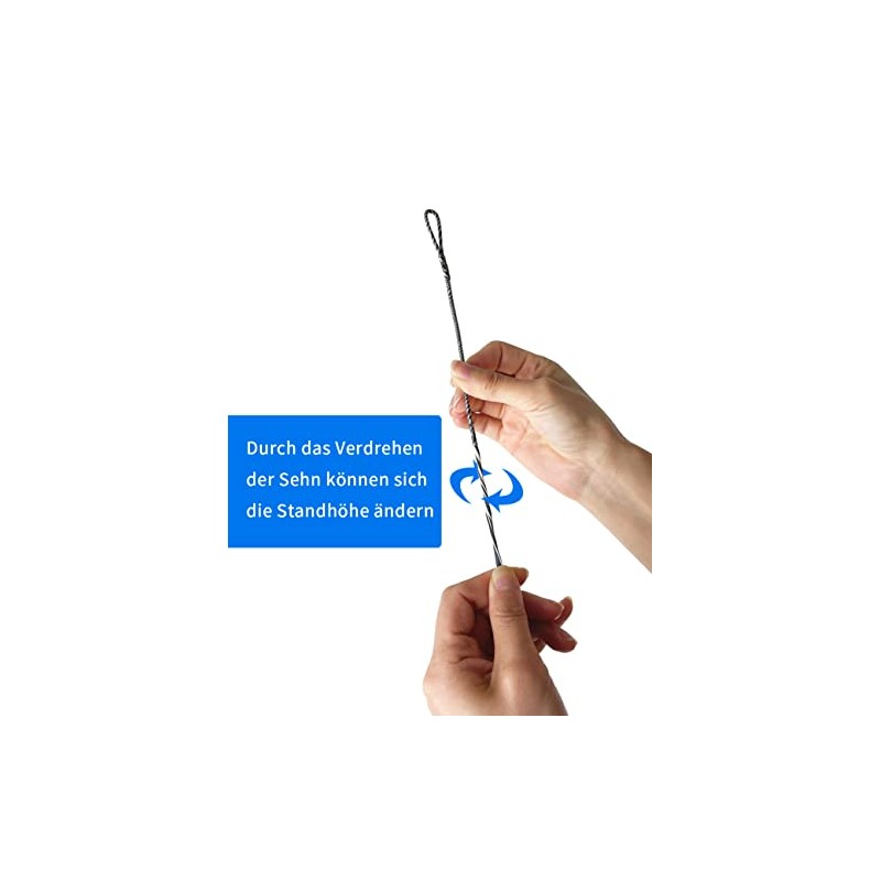AliArchery 12 Strand 56 Inch B-55 Dacron Bow String Replacement