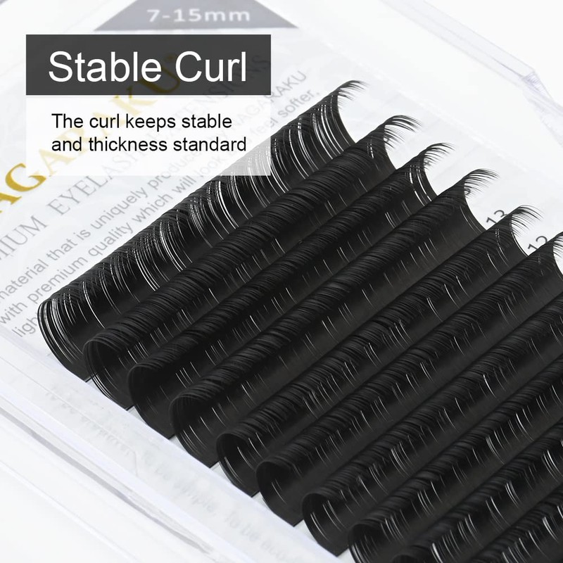 NAGARAKU Eyelash Extension Classic Individual 1:1 Eyelash Volume Individual Eyelashes