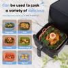 Loveuing Silicone Air Fryer Liners Square - Reusable Silicone Basket