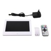 Digital Photo Frame White 7in IPS Screen 1024x600 HD Electronic