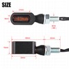 Ultra Small Micro Mini LED Turn Signal, Black Body, Smoke