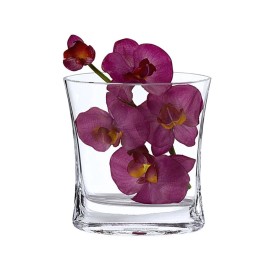 World Faith Elegant and Modern Riviera European Style Mouth Blown  Pocket Vase - 6.5"