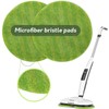 Gladwell Glider Cordless Electric Mop Replacement Pads, Green, Pack of