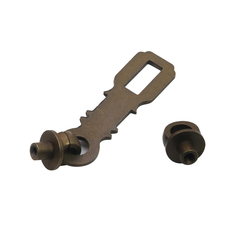 Chinflly Padlock Vintage Retro Heavy Duty Door Lock Bronze Locker