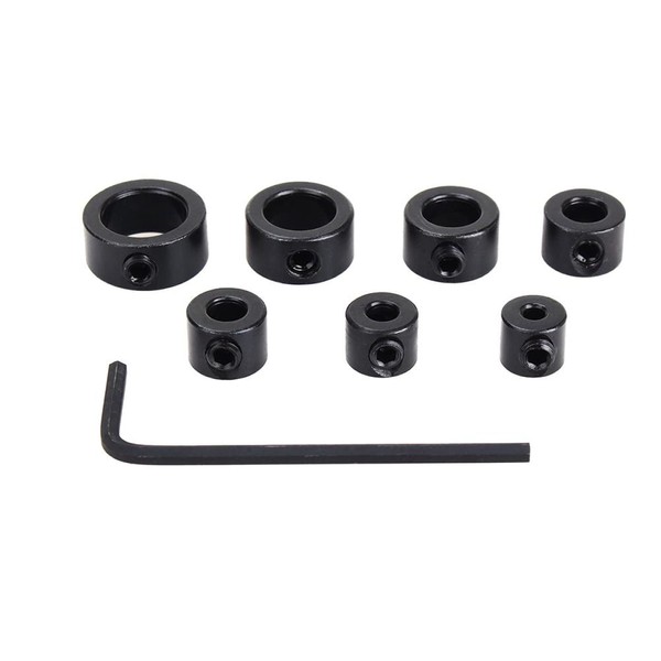 Artillery Drill Depth Stop Set, 8 Pieces Depth Stop Rings