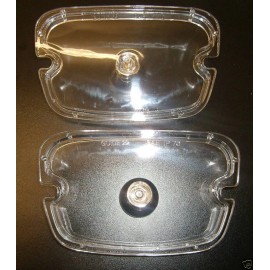 AAE 1969-72 FIREBIRD TRANS AM FRONT PARK LIGHT / TURN SIGNAL LENS SET - 69 DATE CODE