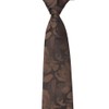 Men's Brown Chocolate Classic Skinny Silk Tie Luxury Dances Dating