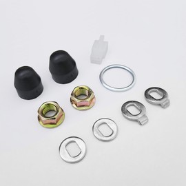 E-Bike Hub Motor Nuts Bike Safety Washers Electric Bicycle Wheel Lock Nuts Motor Axle Bolt Screw (M16(16mm))
