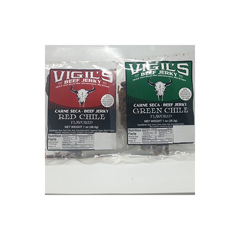 Vigil's Red and Green Chile Jerky