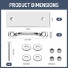 Boat Dock Ladder Hardware Attachment Kit Replacement for RecPro Marine