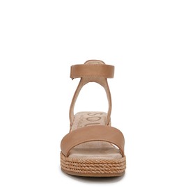 Naturalizer SOUL Womens Gloria Espadrille Wedge Sandal Cookie Dough Brown 8.5 W