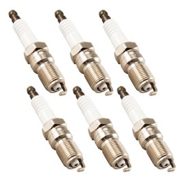 KAC Spark Plug 7164 TR55IX Double Iridium Spark Plugs 6 Pack Fit for LeSabre,Explorer,Escape,Silverado 1500,E-350 Super Duty,F150,Century,Impala,Expedition,Grand Marquis,S10,Crown Victoria,DeVille