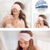 Pack of 2 Silk Adjustable Sleeping Masks, Adjustable Eye Mask,