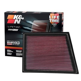 K&N Filtro de Aire de Repuesto 33-3025, Rojo