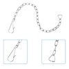 CENPEK 5 Pcs Toilet Flapper Replacement Chain Metal Triangle Hook