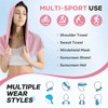 CHEMLUK Cooling Hoodie Towel Women - Cooling Towels for Neck