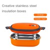 Stainless Steel Insulated Food Storage Supper Dinner Lunch Box, Easy,