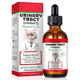 Feline Urinary Tract Health, Cat uti Remedy, Natural Herbal Supplement 2 fl oz
