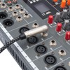 DETAME 6FT Right Angle 1/4 TRS to XLR 3Pin Male