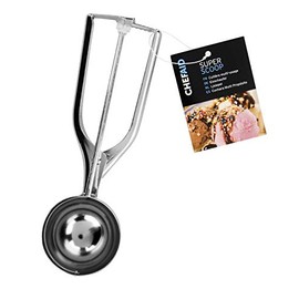 Chef Aid Traditional Style Food Scoop, Trigger Design for Easy Release and Ideal for Ice Cream and Mashed Potato, Also Great for Measuring Cookie Dough