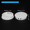 PATIKIL 50mm (2") Plastic Hole Plugs Set of 6 Flush