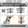 DERJLY Plantar Fasciitis Night Splint, 2022 Improved 3 Adjustable Straps,