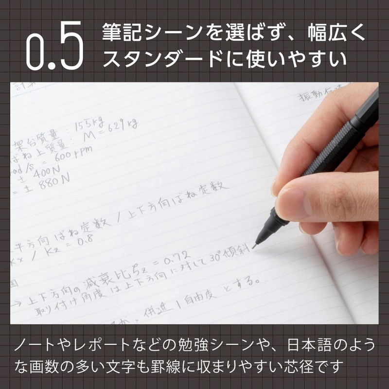 Pentel Mechanical Pencil Orenz Nero 0.5mm PP3005-A