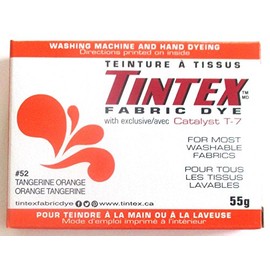 Tintex Brand Tangerine Orange Fabric Dye #52