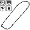 SPARES2GO Chainsaw Chain 45 Drive Link 30cm 12" Compatible with