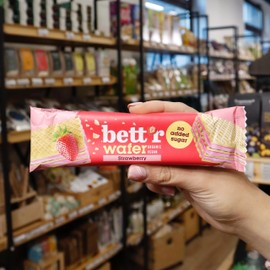 Bett'r No Added Sugar Wafers (Strawberry)