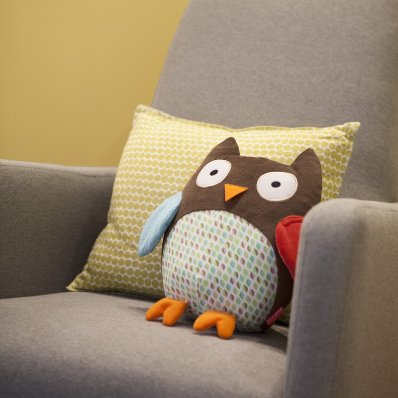 Skip Hop Treetop Friends Owl Nursery Toy Cushion